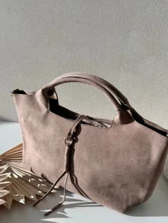 Taška z eko semiše Taupe Ivonira