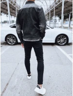 Pánská džínová bunda černá FashionStreet TX4719