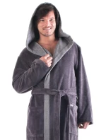 Pánský župan Tampa duo s kapucí 3959 antracit - Vestis Pánský župan Tampa duo s kapucí 3959 antracit - Vestis