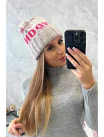 Dámská čepice London K385 dark beige Dámská čepice London K385 dark beige