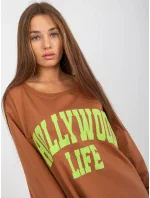 Mikina VI BL 3102.01P hnědo-zelená Mikina VI BL 3102.01P hnědo-zelená