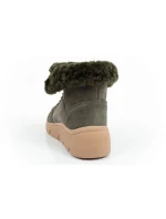 Dámské kotníkové zateplené boty F30232 1020 400Tmavě zelená s hnědou - Scholl Dámské kotníkové zateplené boty F30232 1020 400Tmavě zelená s hnědou - Scholl