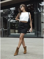 Dámská mini sukně QUILLA černá FashionStreet CY0462