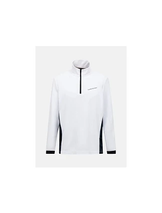 Pánská mikina PEAK PERFORMANCE M Swift Motion Midlayer, bílá Pánská mikina PEAK PERFORMANCE M Swift Motion Midlayer, bílá