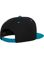 Flexfit 6089M 6 panelová Snapback kšiltovka 55.6089 black/teal