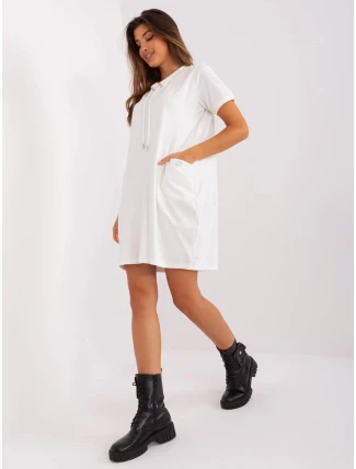 Dámské šaty RV SK 8723.89P Ecru - FPrice Dámské šaty RV SK 8723.89P Ecru - FPrice