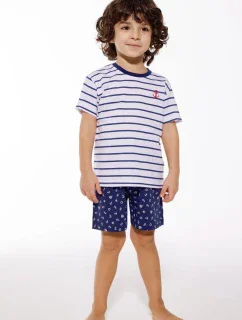 PYŽAMO CHLAPEC MLADÝ KR 802/111 NÁMOŘNÍ