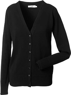 Russell Athletic 715F Dámský pletený cardigan s výstřihem do V 11.715F black