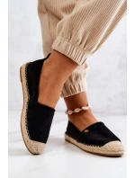 Dámské semišové espadrilky Černá Joaquin