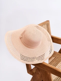 Obyčejný nastavitelný dámský klobouk růžový