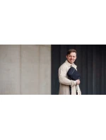 Pánská crossbody taška Vuch Tate Black Pánská crossbody taška Vuch Tate Black