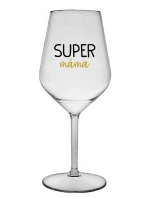 SUPER MÁMA - čirá nerozbitná sklenice na víno 470 ml SUPER MÁMA - čirá nerozbitná sklenice na víno 470 ml