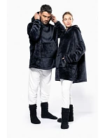 Kariban K 410 Loungewear Sherpafleece mikina s kapucí 20.K410 night navy Kariban K 410 Loungewear Sherpafleece mikina s kapucí 20.K410 night navy