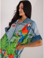 Košile DHJ KS 19007.32 modrá