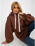 Dámská mikina EM BL 694.20x tmavě hnědá - FPrice Dámská mikina EM BL 694.20x tmavě hnědá - FPrice