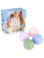 SPORT Sada masážních míčků 4 ks 941757 4x6.5 Mix barev - Spokey