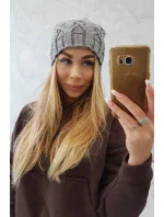 Fleecová čepice Sonia K201 tmavě šedá Fleecová čepice Sonia K201 tmavě šedá