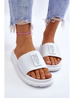 Dámské pantofle Big Star LL274428 Bílé Dámské pantofle Big Star LL274428 Bílé