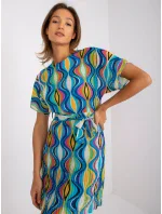 Dámské šaty-DHJ-SK-9651.51-modré