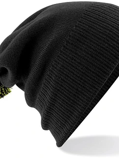 Beechfield B 450 Čepice Snowstar® 53.0450 black/lime green