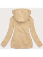 Béžová dámská sportovní mikina (W03-159)