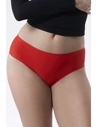 Julimex Simple panty barva:červená Julimex Simple panty barva:červená