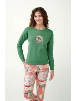 Vamp - Bavlněné pyžamo s potiskem 21374 - Vamp