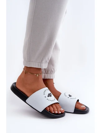 Dámské Žabky 4FMM00FFLIF044A-10S Černo-Bílé