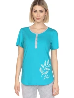 Dámské pyžamo 665 turquise - REGINA Dámské pyžamo 665 turquise - REGINA