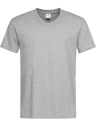 Stedman Classic-T V-neck Tričko s výstřihem do V 05.2300 grey heather