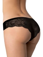 Julimex Tanga panty barva:černá Julimex Tanga panty barva:černá