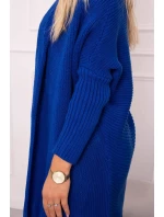 Svetr s netopýřími rukávy chrpově modrý