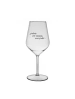 PROTOŽE BÝT ZOOLOG NENÍ PRDEL - čirá nerozbitná sklenice na víno 470 ml PROTOŽE BÝT ZOOLOG NENÍ PRDEL - čirá nerozbitná sklenice na víno 470 ml