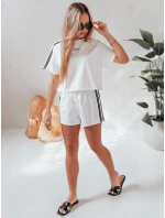 Dámská tepláková souprava LOVE SPORT bílá FashionStreet AY1136