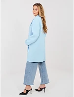 Dámský kabát IT EN FL8153 1.06 světle modrá - Rue Paris