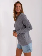Jumper AT SW 2338.14P tmavě šedá