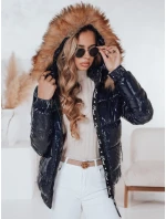 Dámská zimní bunda s kapucí MELANI navy blue FashionStreet TY4487