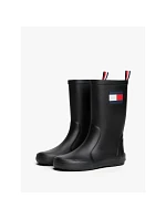 Tommy Hilfiger wellingtons FLAG RAIN BOOT T3XC-33923-0047999 BLACK
