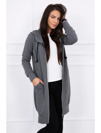 Mikina s kapucí graphite melange Mikina s kapucí graphite melange