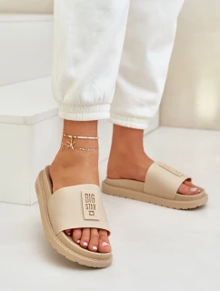 Dámské pantofle Big Star LL274A210 Béžové