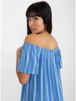 Dámské šaty  D73771R30145J bílo-modré - FPrice