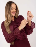 IT košile KS 28883.80 bordó