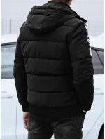 Pánská prošívaná bunda černá FashionStreet TX4637