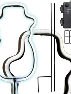 NEON BALWAN WHITE 81 LED BATERIE 14.5x96CM LUCA