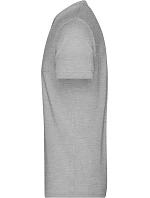 Daiber JN 974 Pánské melírované tričko s výstřihem do V 02.0974 grey heather
