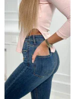 Halenka s buff rukávy pudrově růžová Halenka s buff rukávy pudrově růžová