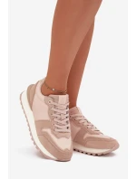Dámské Kožené Tenisky Big Star OO274521 HI-POLY SYSTEM Nude
