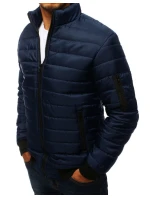 Pánská přechodná bunda prošívaná tmavě modrá TX2822 Pánská přechodná bunda prošívaná tmavě modrá TX2822
