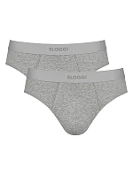 Pánské slipy EVER Ease Brief 2P - UNKNOWN - šedé M034 - SLOGGI