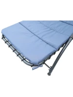 Lehátko se slunečníkem BERGAMO 200x125x180CM tmavě modré